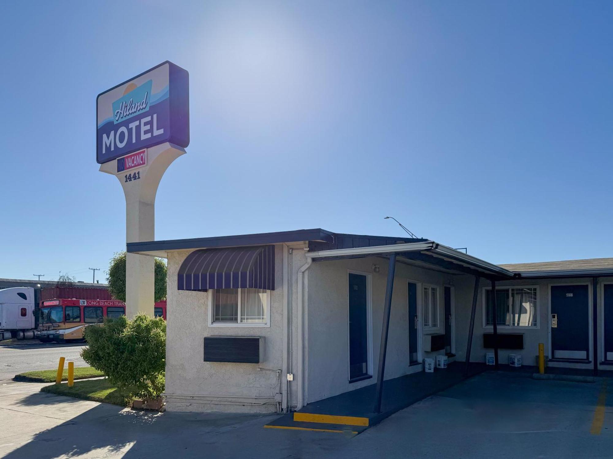 'לונג ביץ Hiland Motel מראה חיצוני תמונה