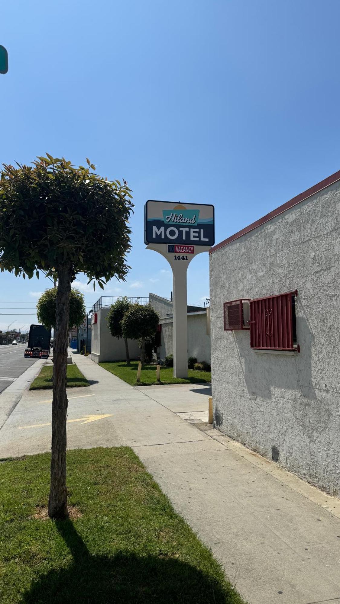 'לונג ביץ Hiland Motel מראה חיצוני תמונה
